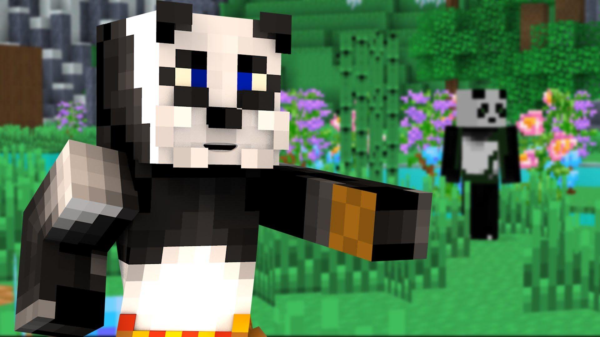 1920x1080 Minecraft Panda Wallpaper