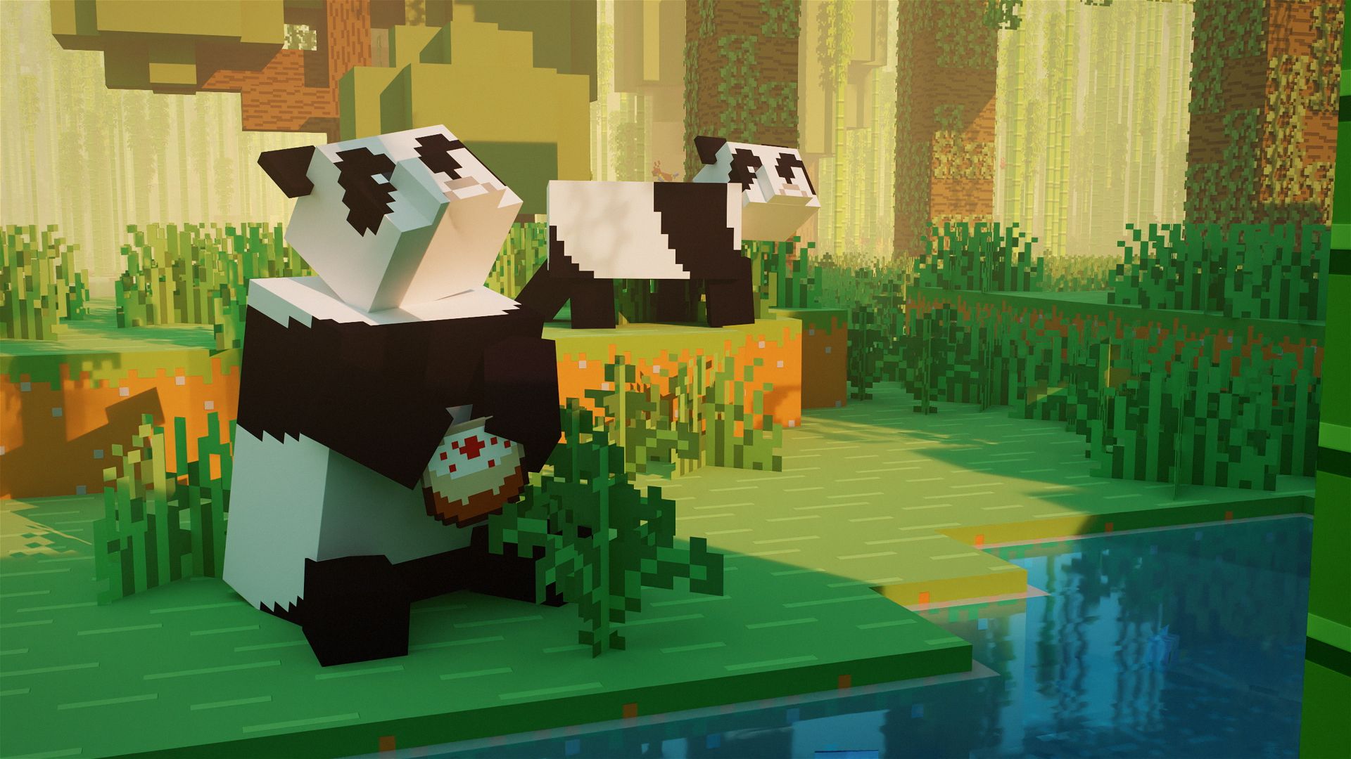1920x1080 Minecraft, Vibrant Visuals