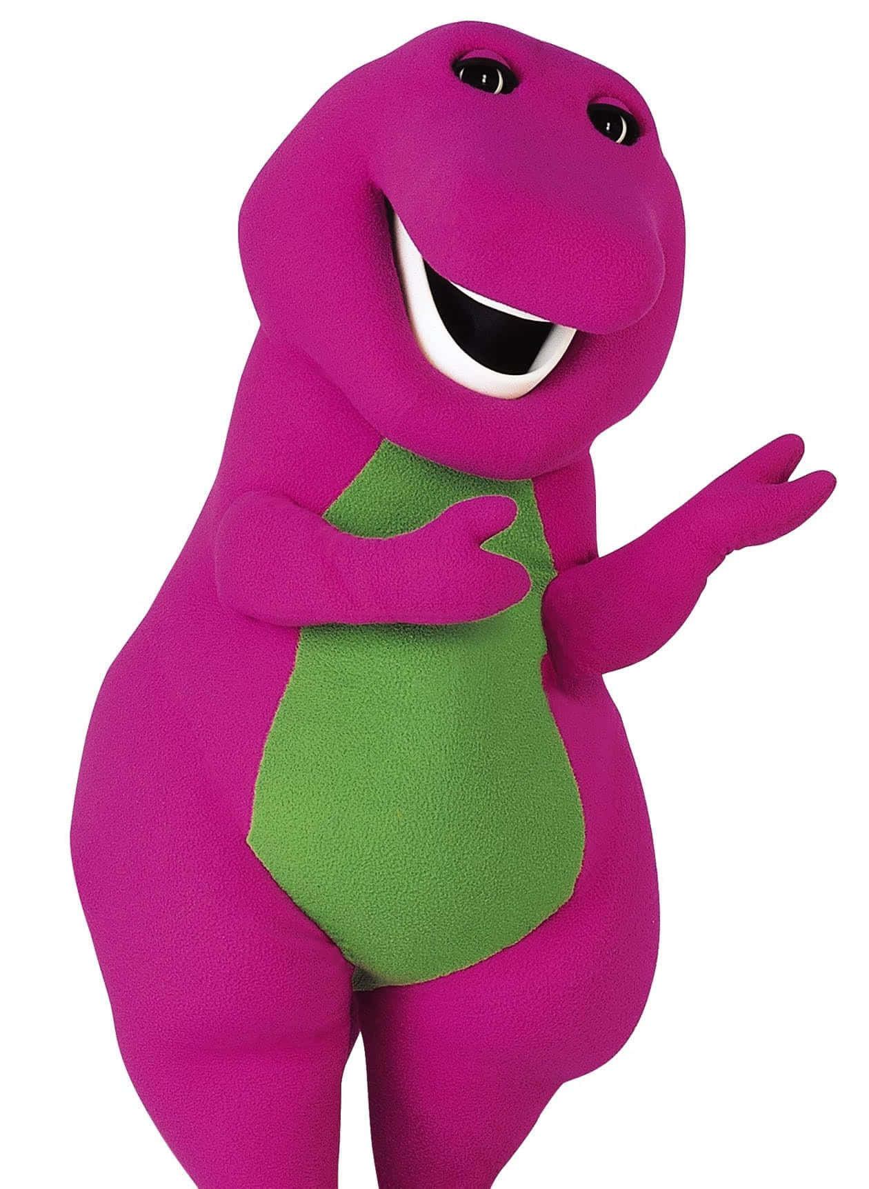 1260x1724 Download Barney, the lovable purple dinosaur, spreading smiles and joy Wallpaper