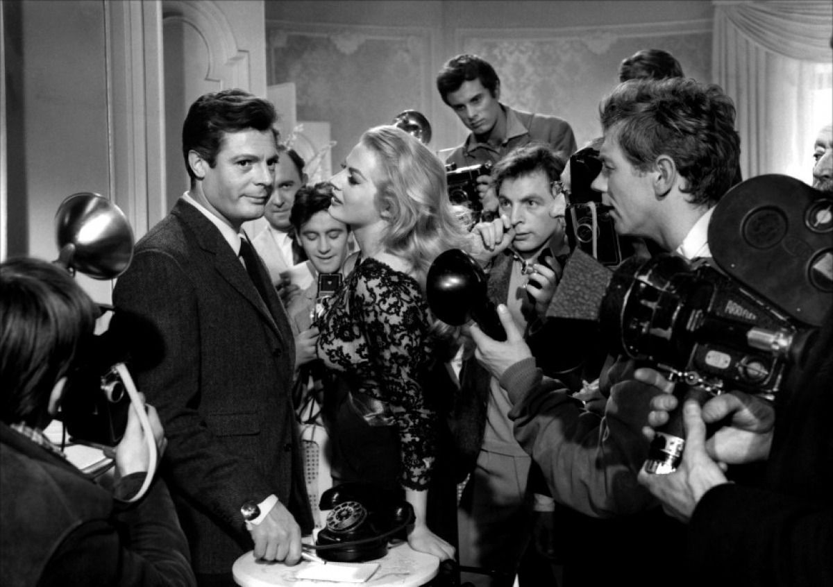 1200x846 1/ Marcello Mastroianni; Director, Frederico Fellini