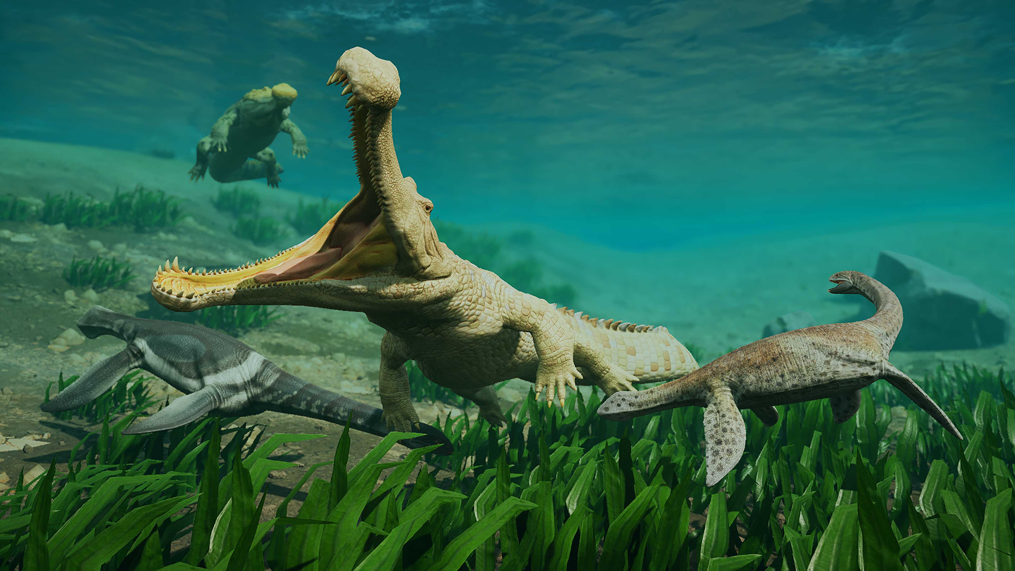 3840x2160 Path of Titans Updates with a New World, First Pterosaurs, and First Plesiosaurs