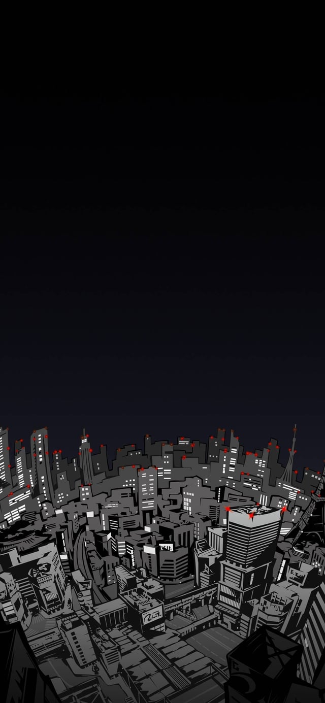 640x1385 An iPhone 11 wallpaper based on the night loading screen