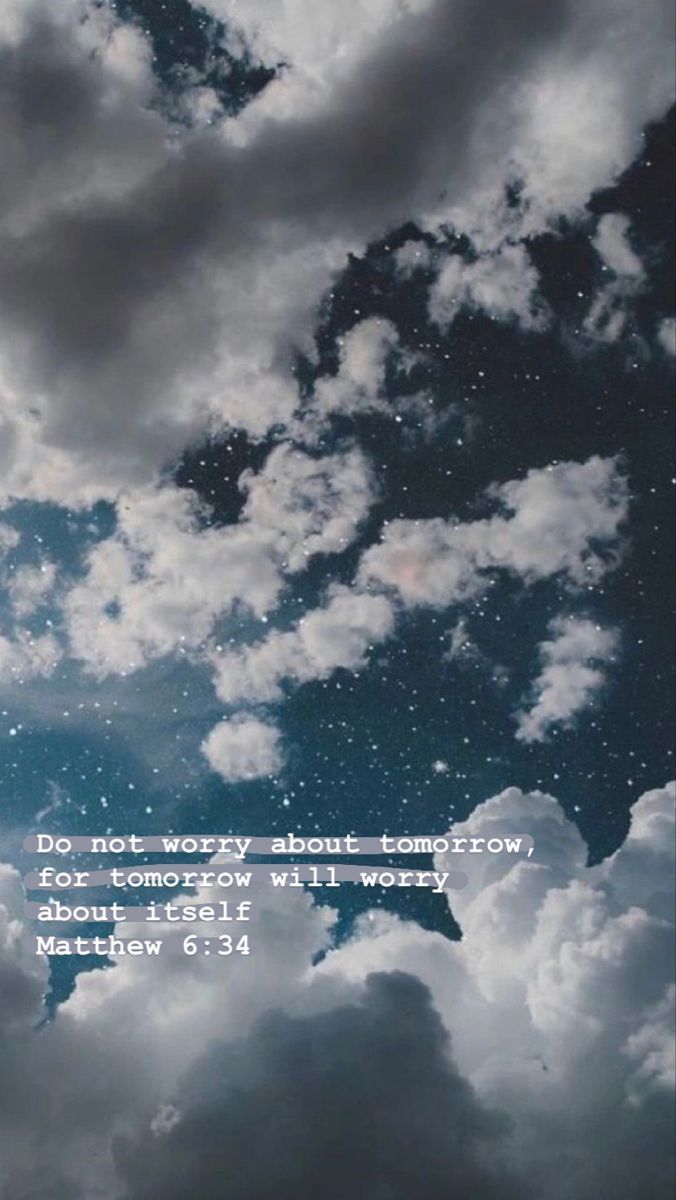 676x1200 Matthew 6:34 wallpaper