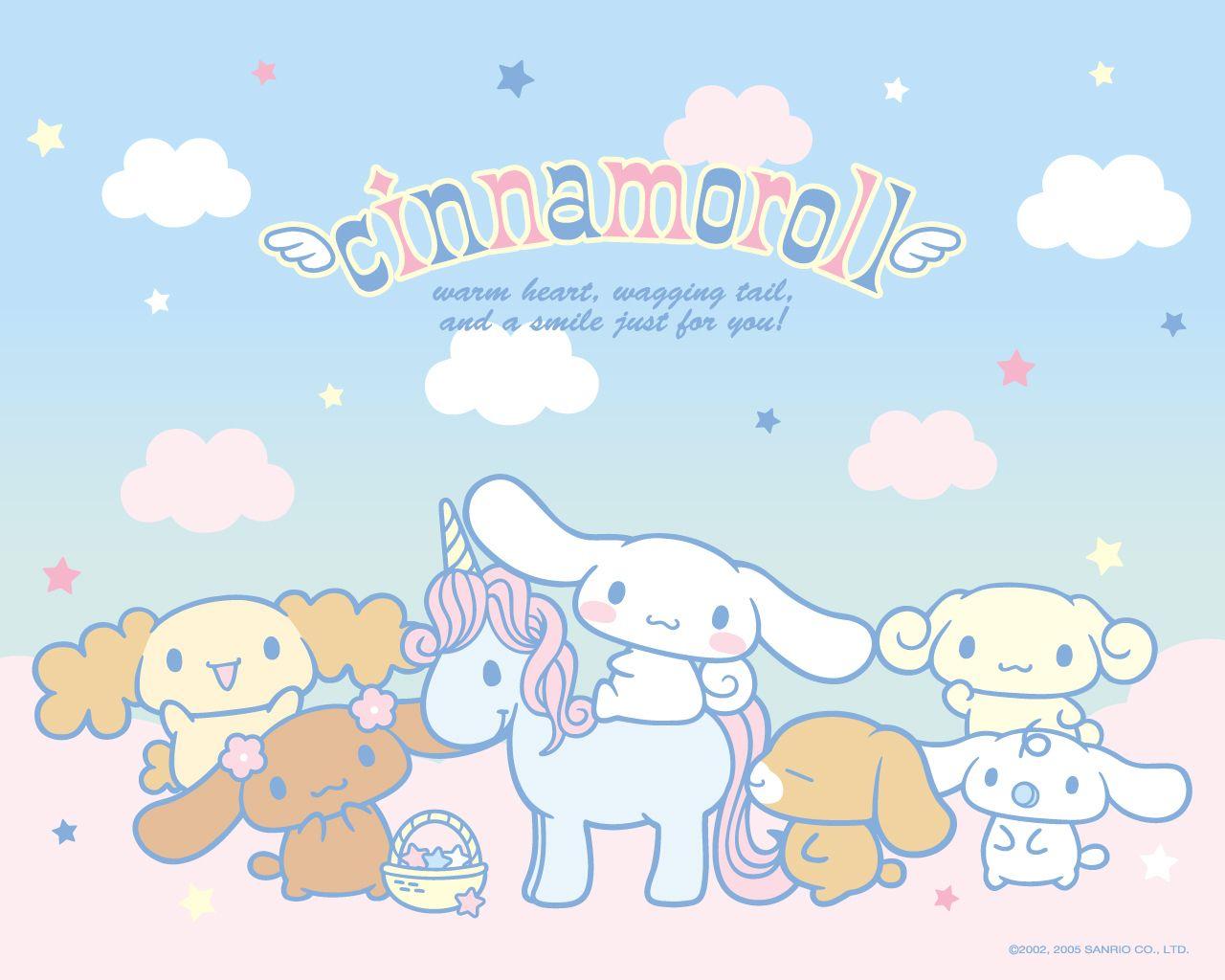 Cinnamoroll Wallpaper 4K Pastel cyan Cute cartoon 11708