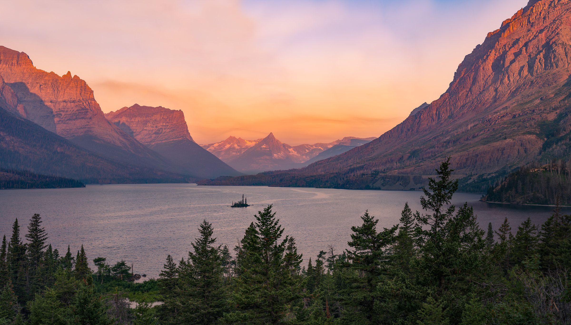 2400x1364 Glacier National Park Wallpaper photo