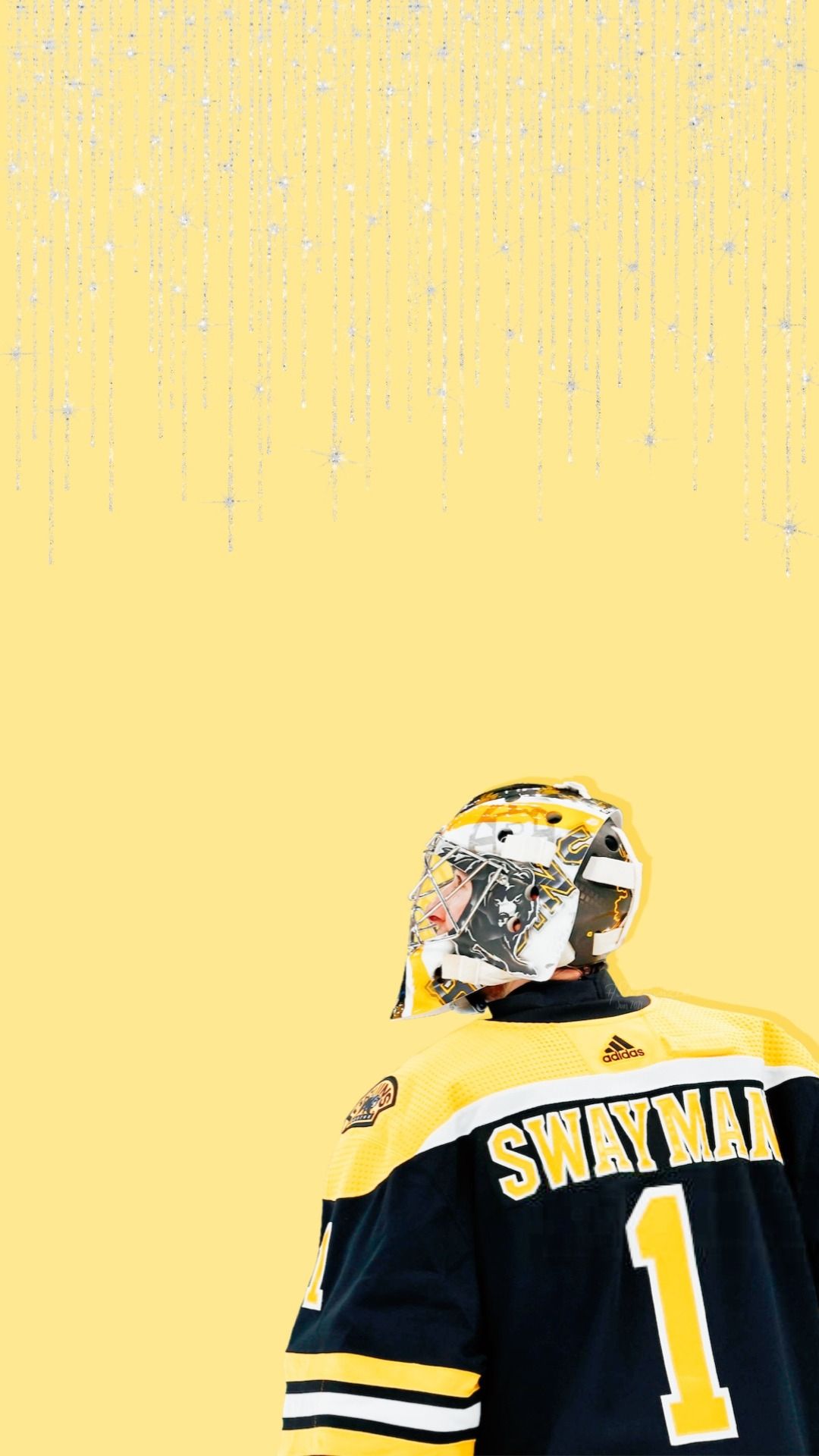 1080x1920 wallpaper • jeremy swayman + cute aesthetic Credits of the wallpaper' elements and style go to their respective owners. I only