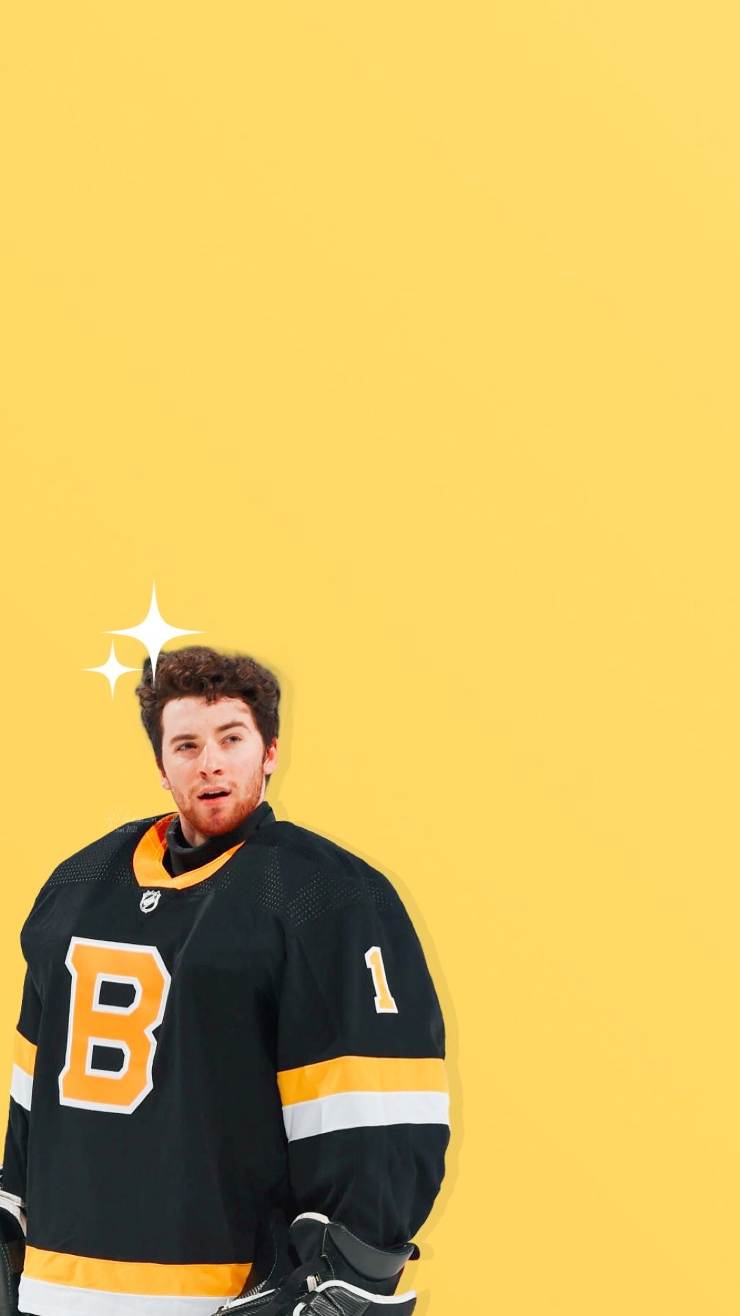 1080x1920 wallpaper • jeremy swayman + cute aesthetic Credits of the wallpaper' elements and style go to their respective owners. I only