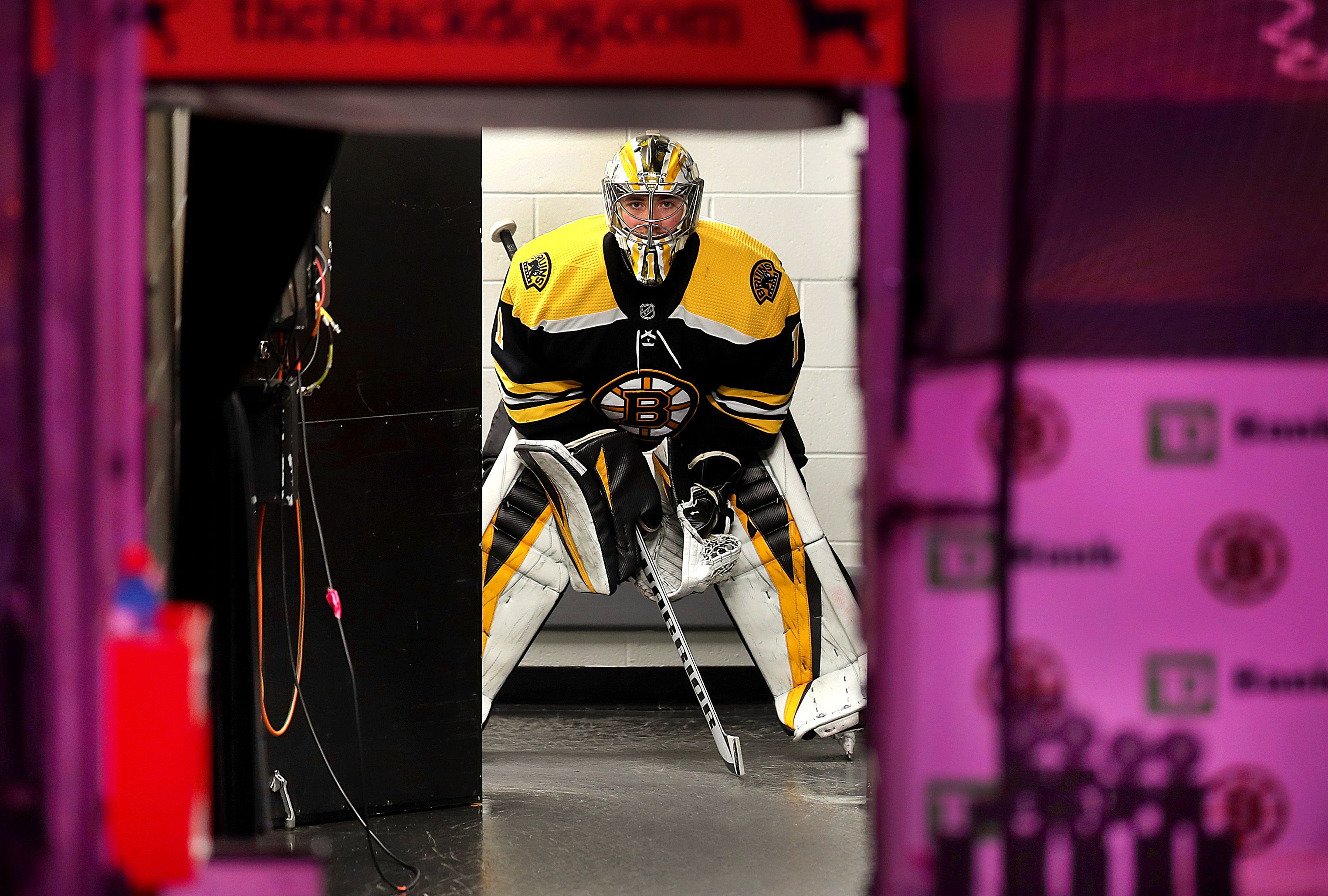 3048x2057 Bruins Are Comfortable With 22 Year Old Jeremy Swayman As Backup Playoff Goalie Boston Globe
