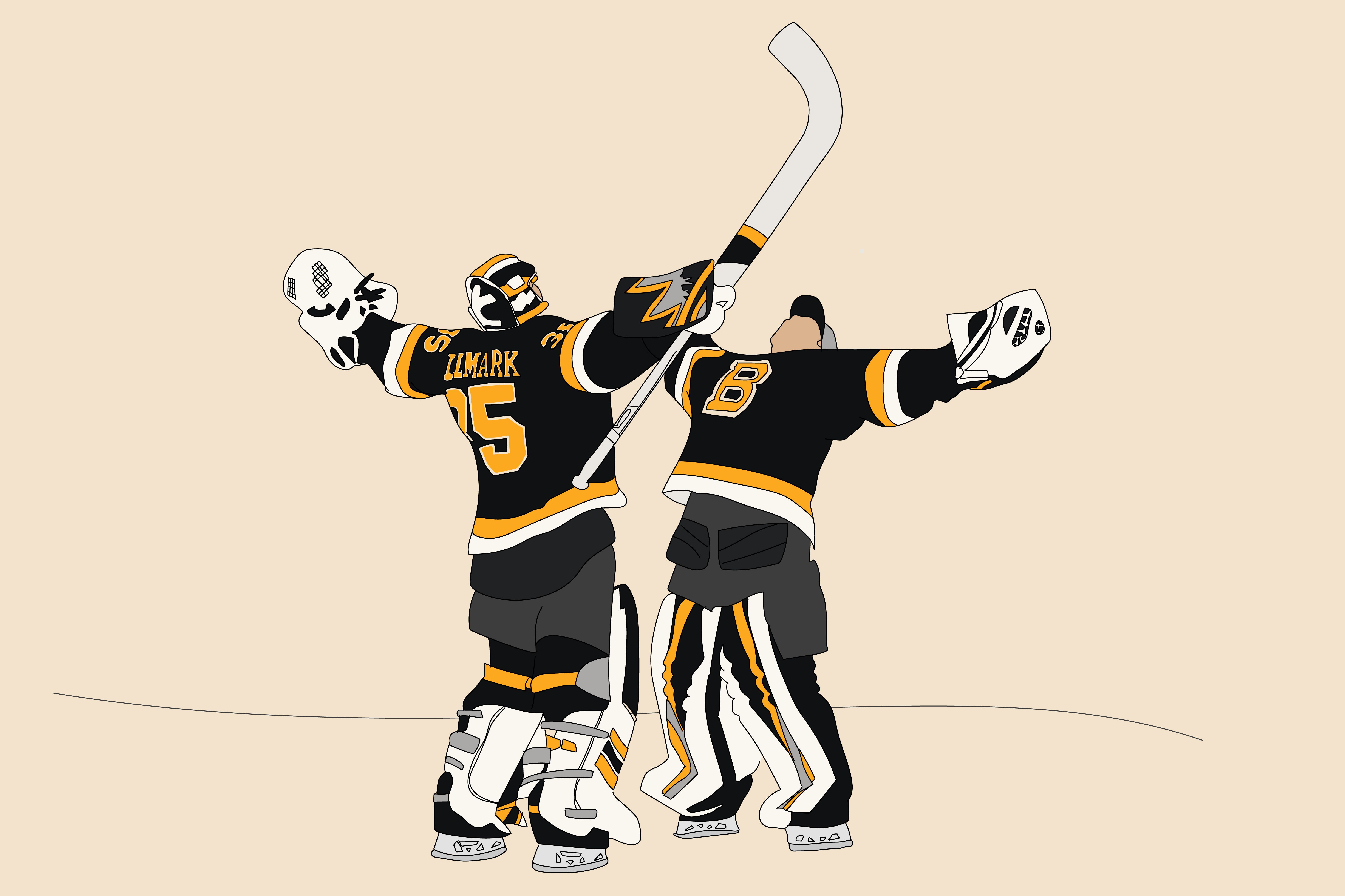 6250x4167 Swayman and Ullmark's Hug Could Go Down in Hockey History