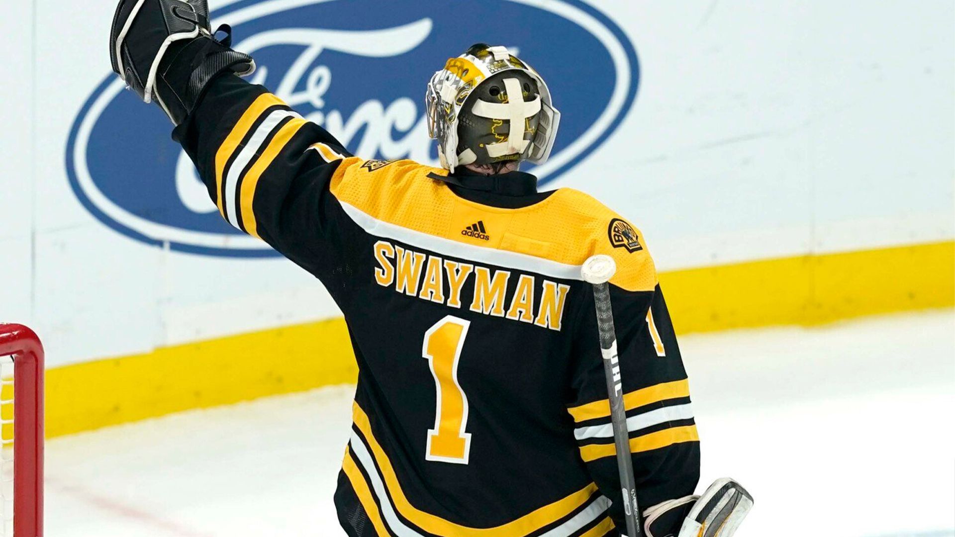 1920x1080 Jeremy Swayman: There's not many places like (TD Garden) in the league.”