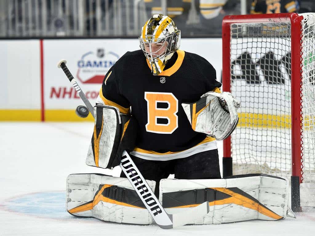 1024x768 Bruins goalie Jeremy Swayman has officially won spot on postseason roster.5 The Sports Hub's Home For Sports