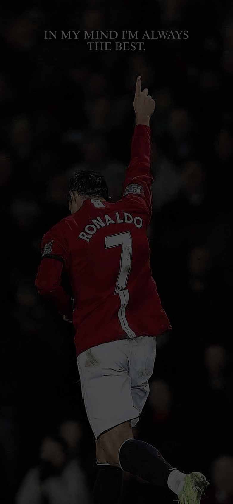782x1692 Cristiano Ronaldo Manchester United Quote Wallpaper iPhone HD