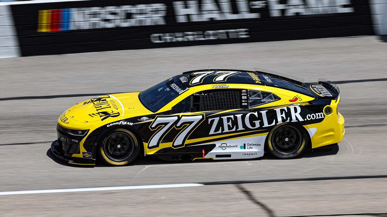 1600x900 No. 77 Spire (Carson Hocevar) Zeigler Auto Group Paint Scheme