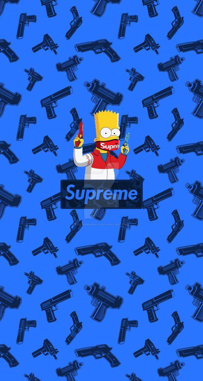 653x1223 Supreme iPhone Wallpaper Live