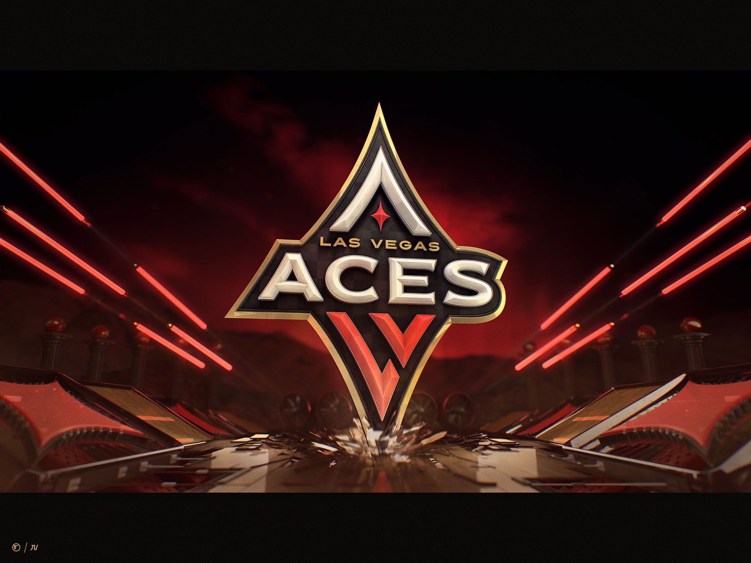 2400x1800 Las Vegas Aces. Brand Identity by Jeremy Nelson on Dribbble