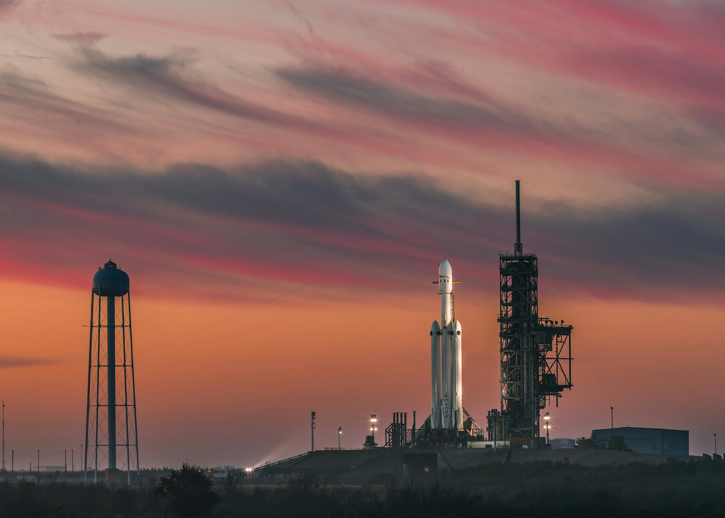 3000x2143 Falcon Heavy Picture. Download Free Image