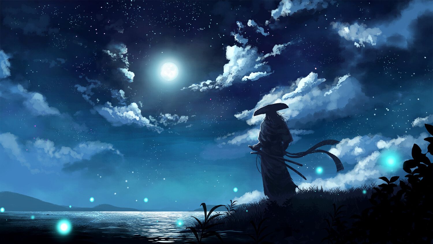 1500x844 Samurai and the moonlight