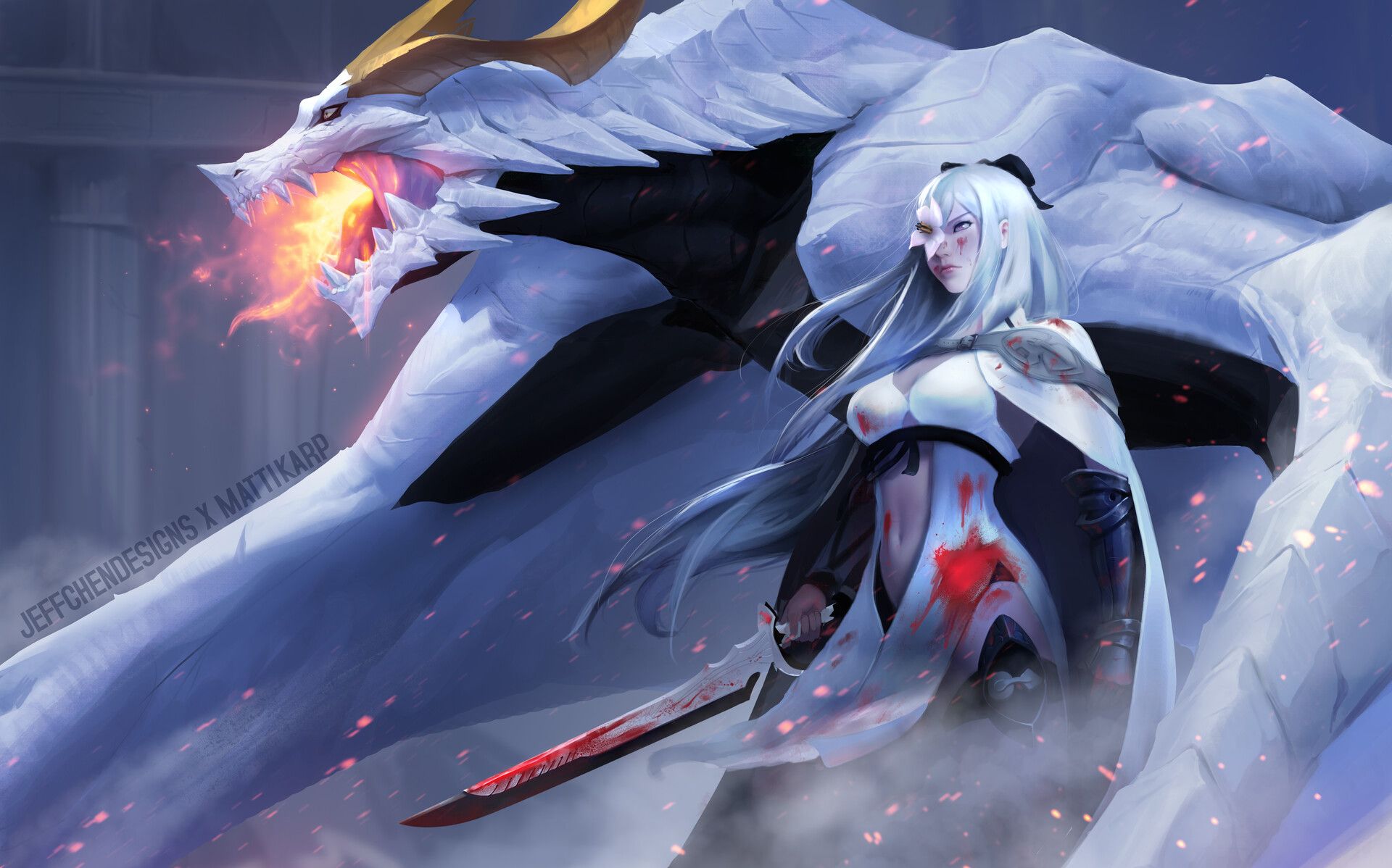 1920x1198 Drakengard 3 fanart
