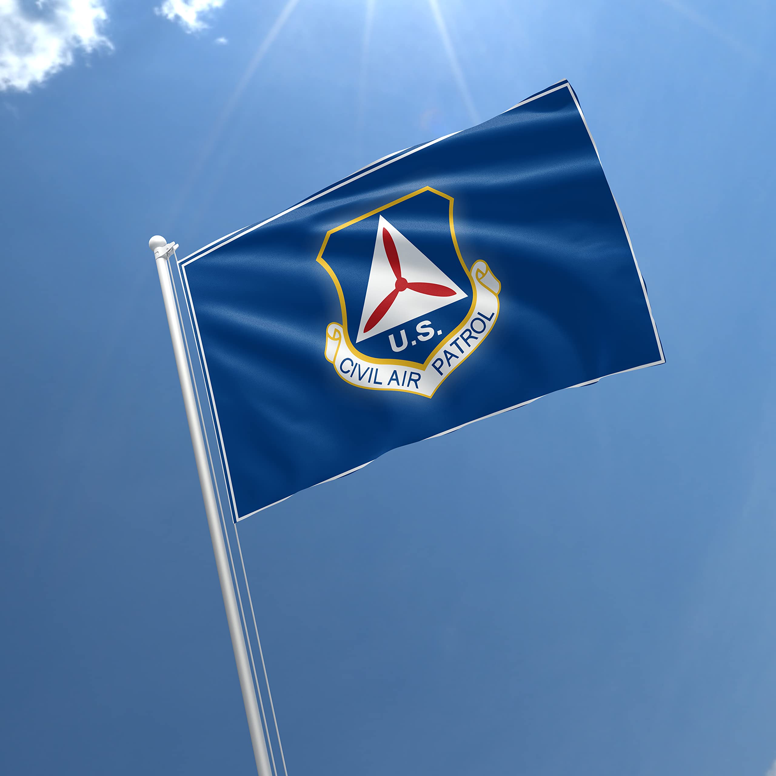 2560x2560 Amazon.com : US United States Civil Air Patrol First Air Force Air Combat Command Volunteer WW2 Veteran Army Patriot 3x5 feet Flag Banner Vivid Color Double Stitched Brass Grommets : Patio, Lawn