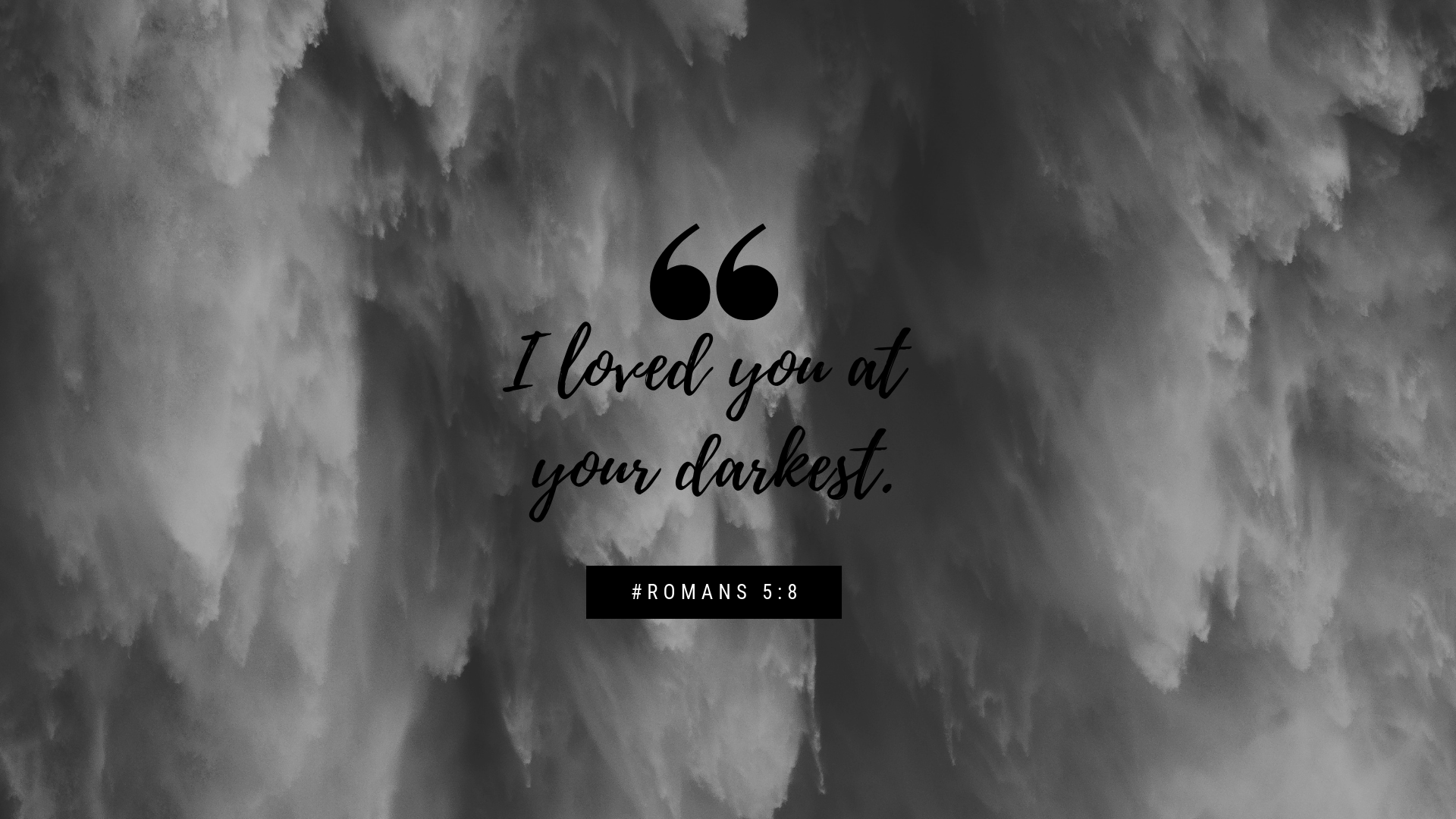 1920x1080 Black HD Bible Verses Desktop Wallpaper