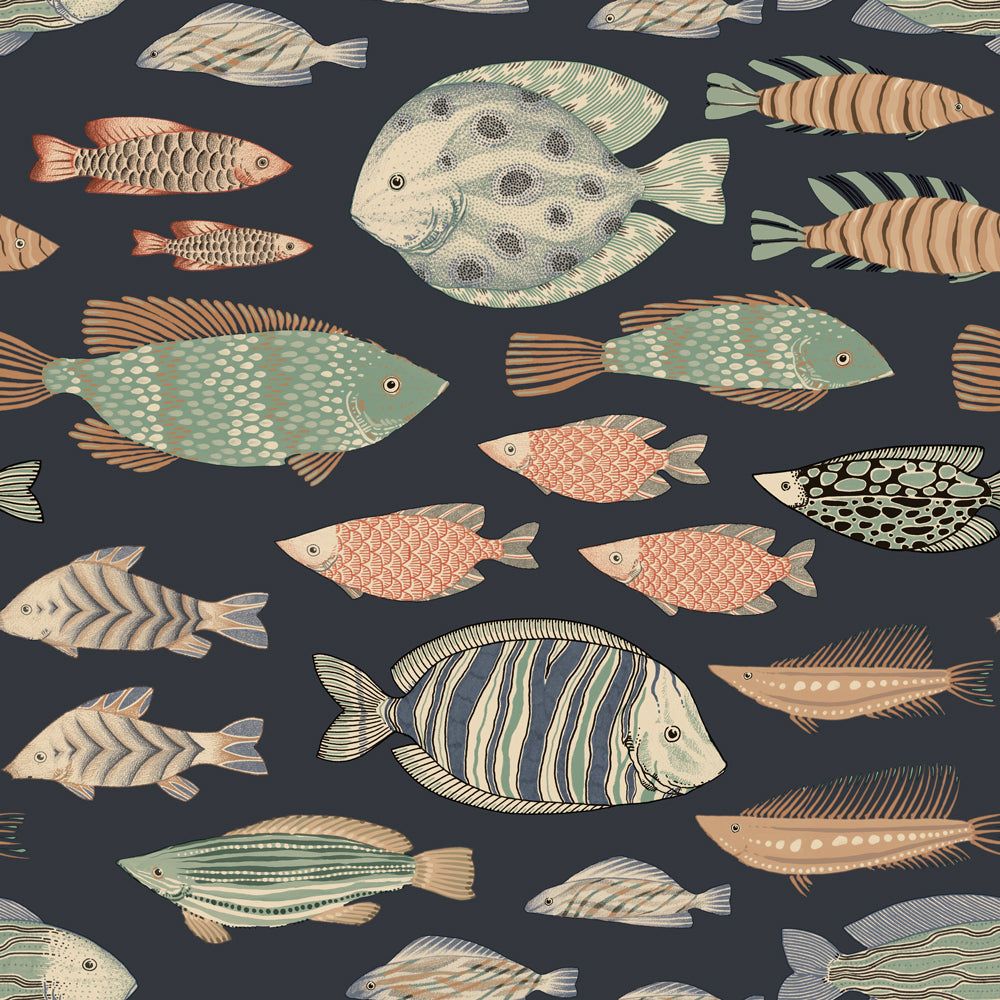 1000x1000 Marine Fish Peel and Stick Wallpaper