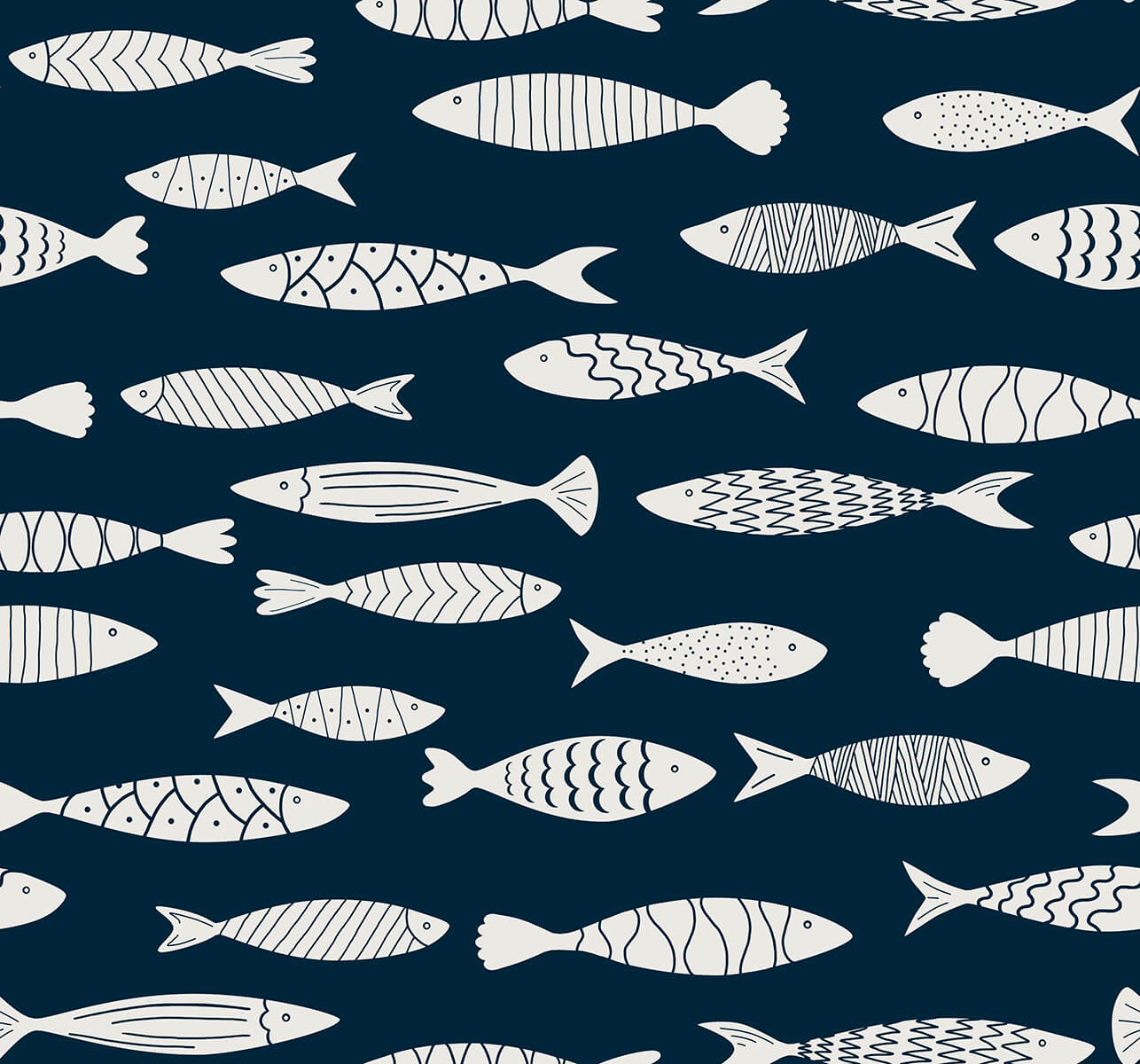 1286x1200 Seabrook SC21512 Bay Fish Deep Seas Wallpaper