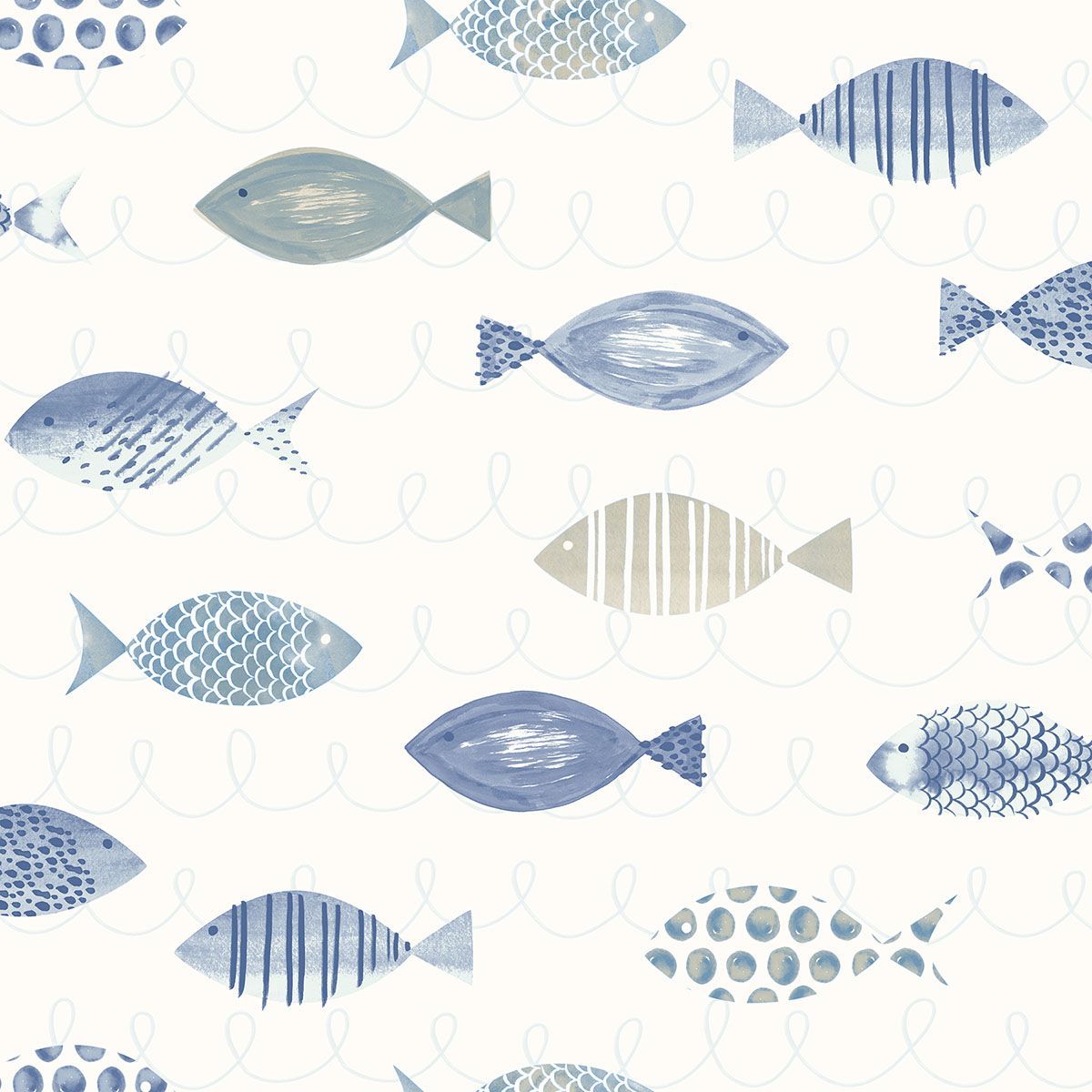 1200x1200 3120 12043 Key West Blue Sea Fish Wallpaper