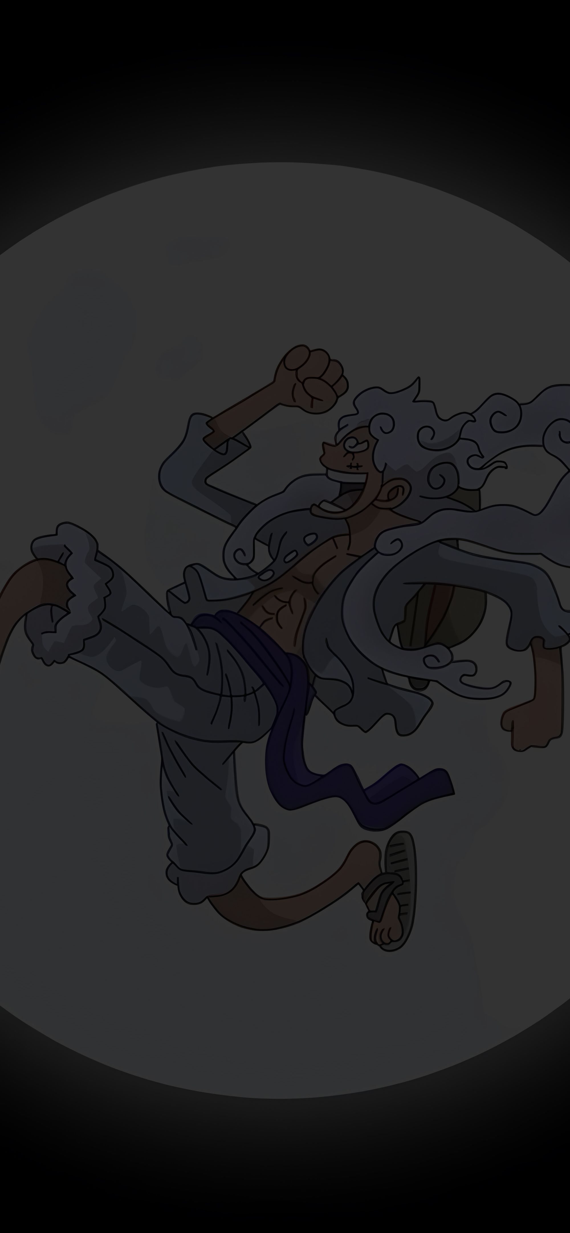 2000x4329 Luffy Gear 5 Moon Wallpaper