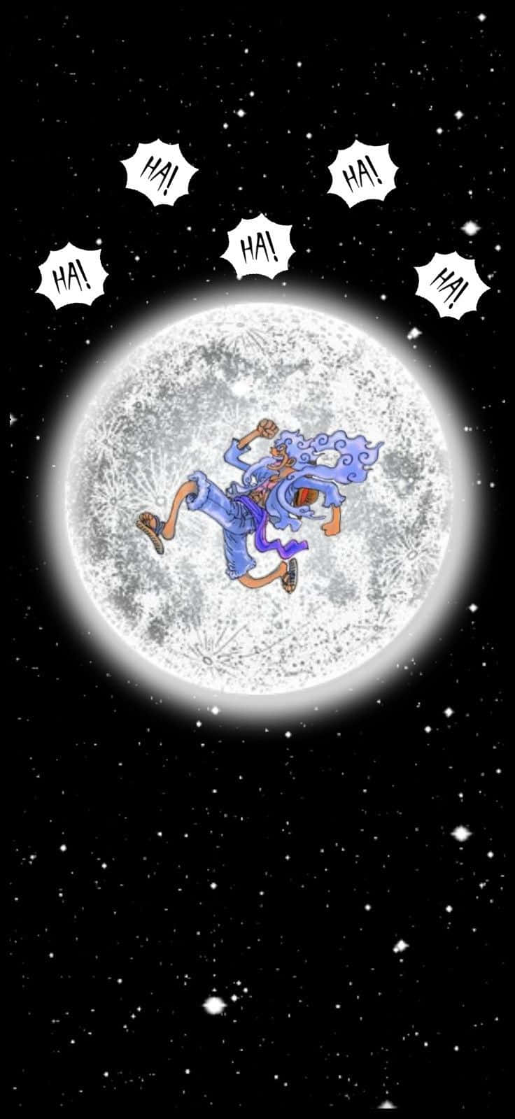 736x1600 Download Luffy Gear5 Moon Laughter Wallpaper
