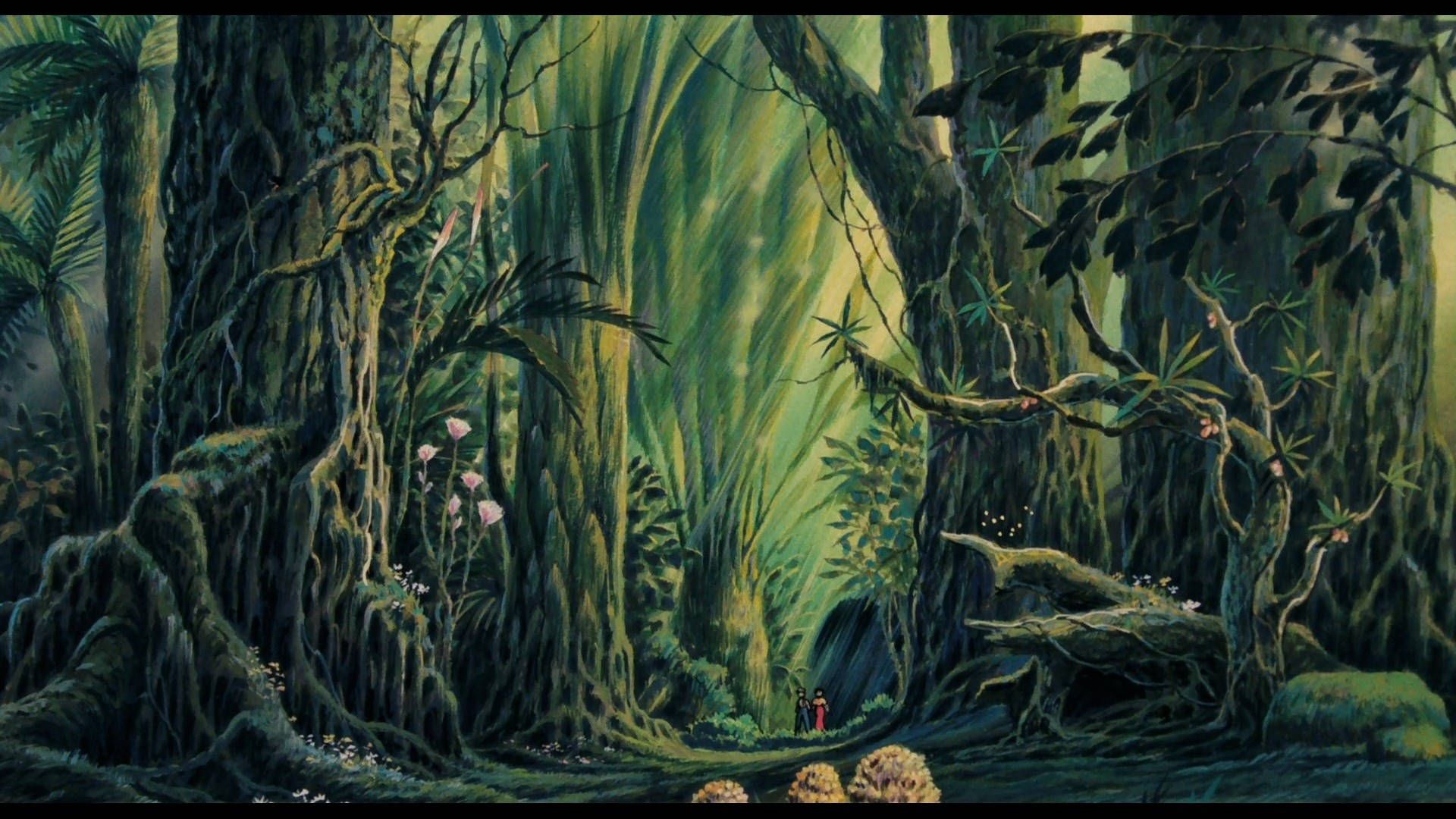 1920x1080 Download Studio Ghibli Desktop Sky Forest Wallpaper