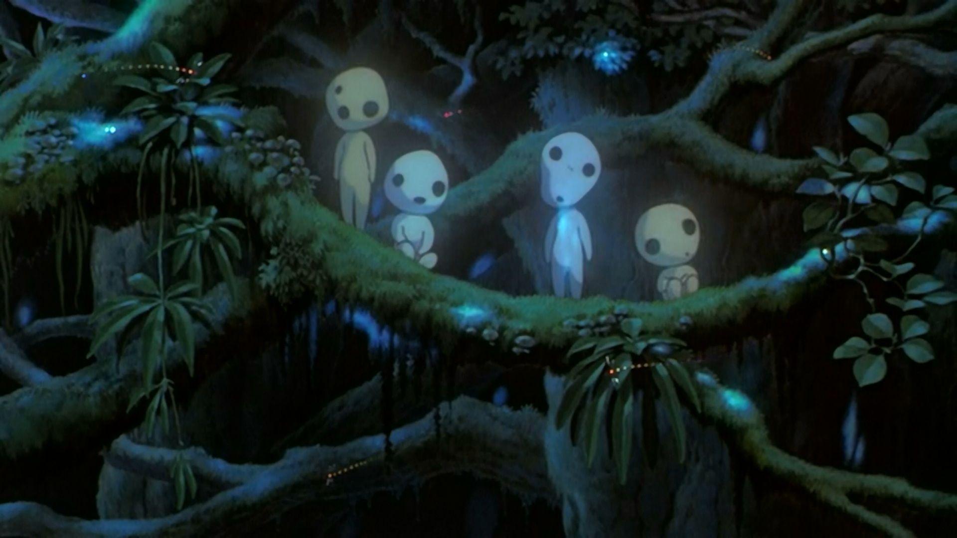 1920x1080 Princess Mononoke Tree Spirit Wallpaper