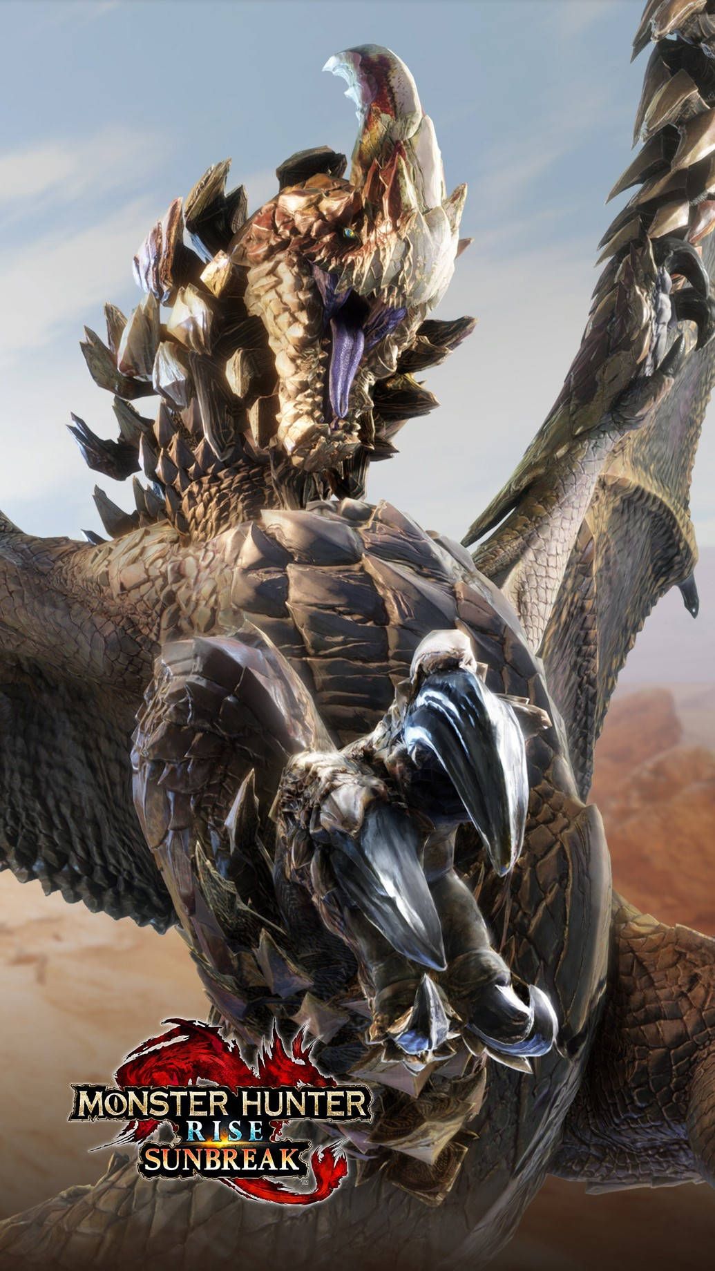 1035x1840 Download Monster Hunter Phone Seregios Wallpaper