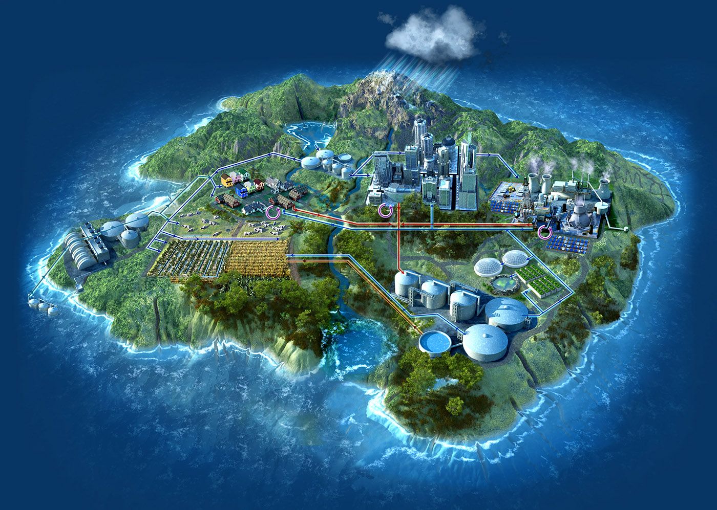 1400x997 The future of water conservation, created for the National Science Foundation's Engineering directorate (1). Image - Behance