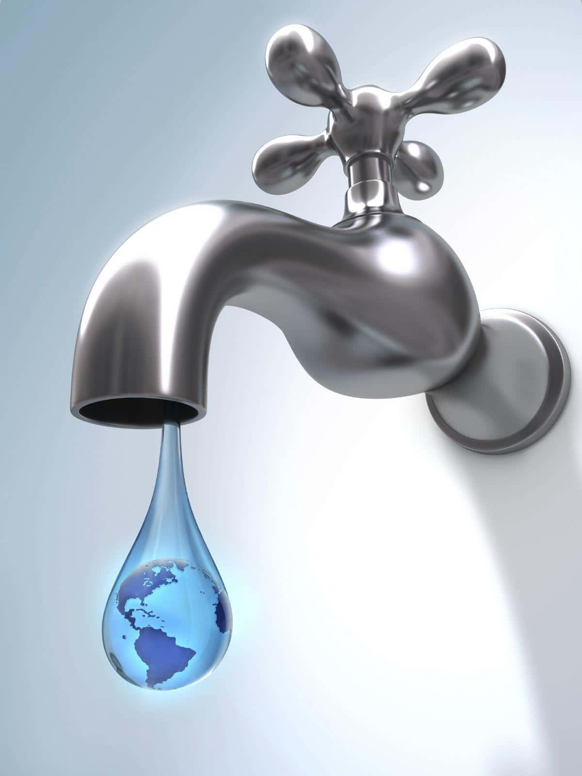 1200x1600 Download The Power Of Conservation Every Drop Wallpaper