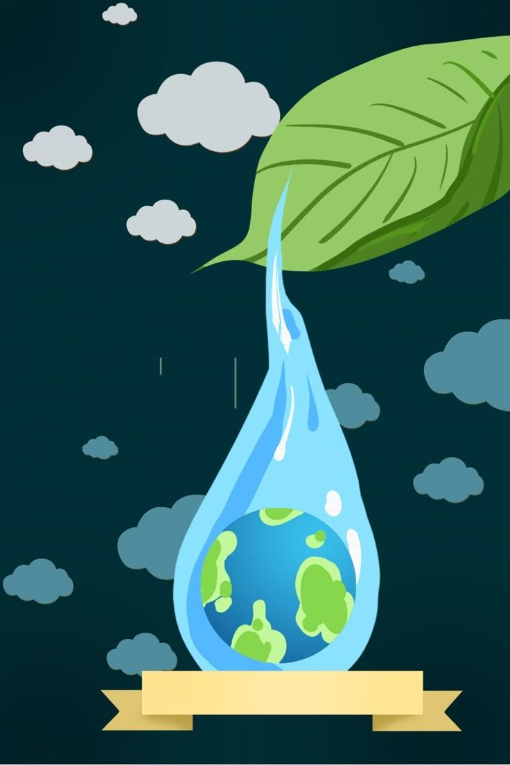736x1104 Water Conservation Protection Globe Poster Background Wallpaper Image For Free Download