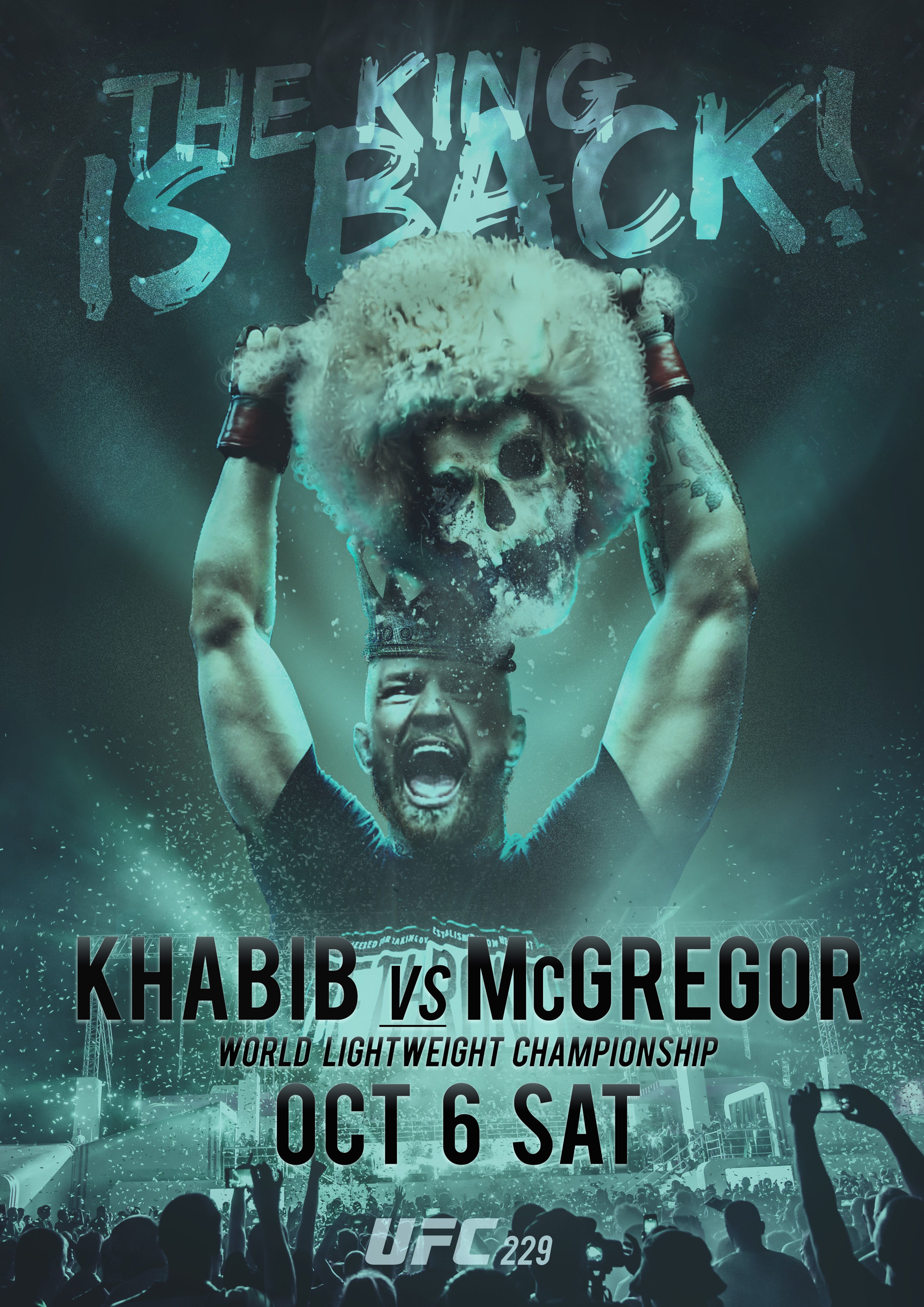 3508x4961 McGregor Vs Khabib Wallpaper