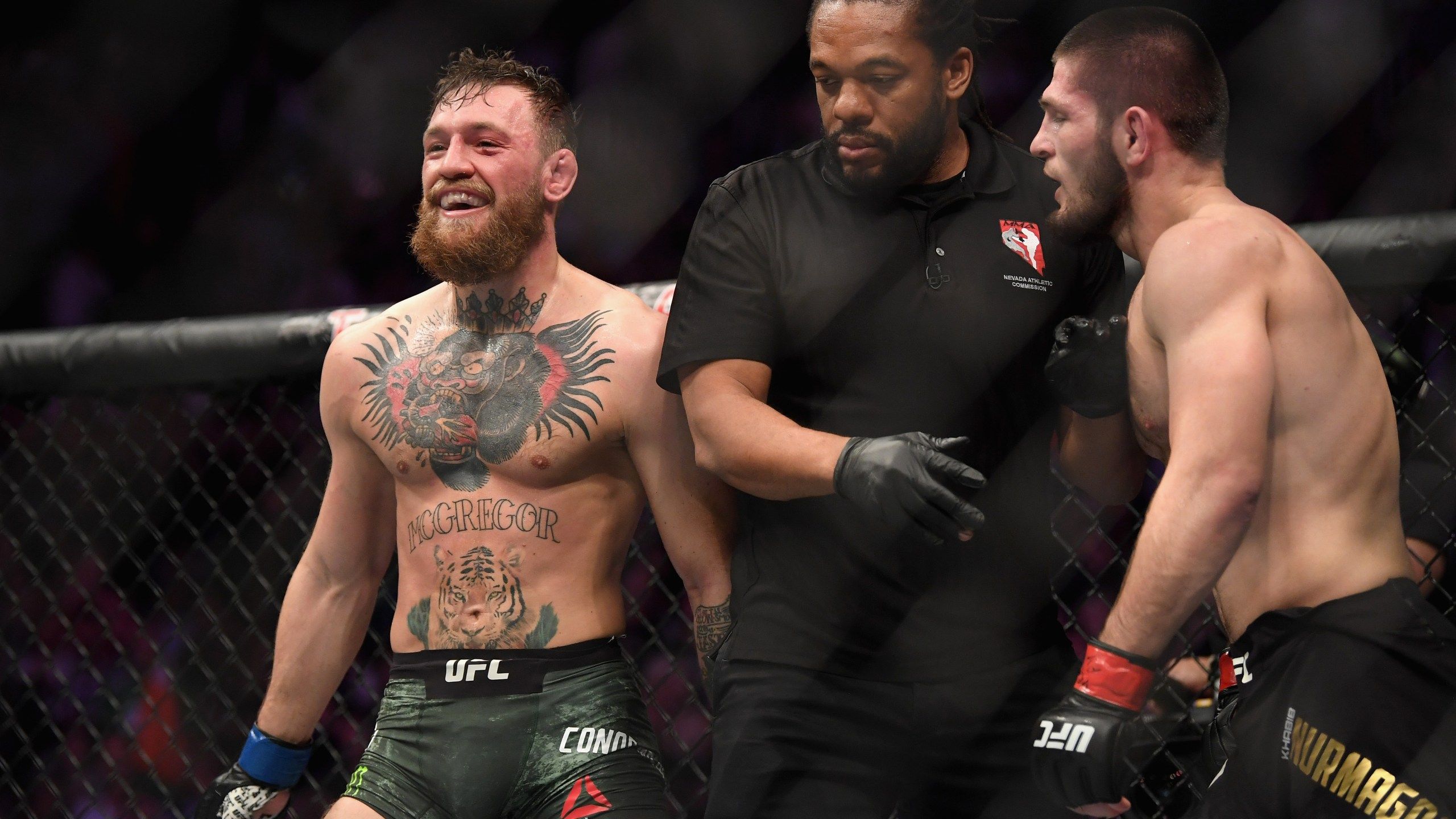 2560x1440 Conor McGregor, Khabib Nurmagomedov Receive Monthslong Bans Following Post Fight Brawl