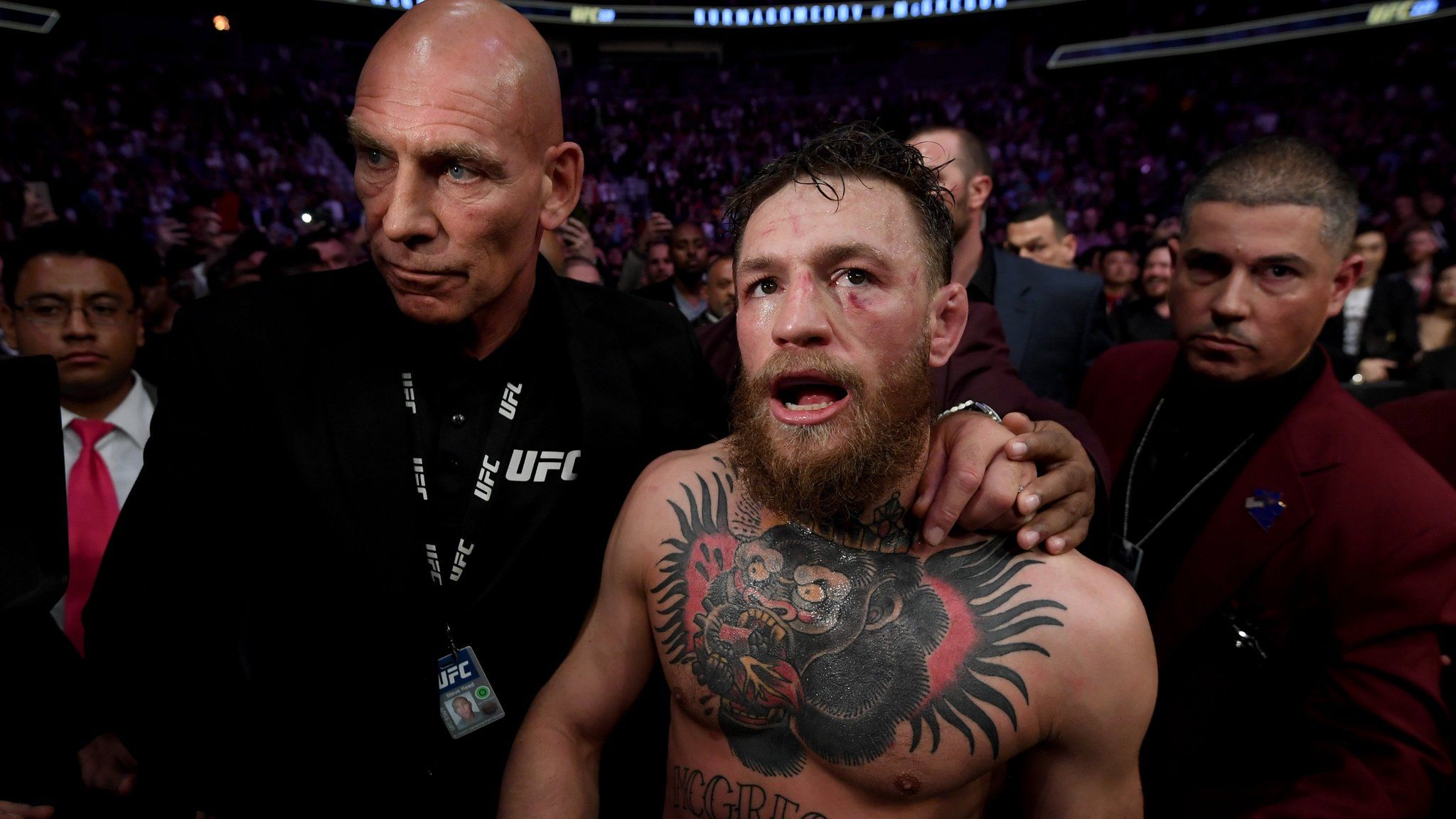 2048x1152 UFC 229: Conor McGregor loses to Khabib Nurmagomedov amid ugly scenes