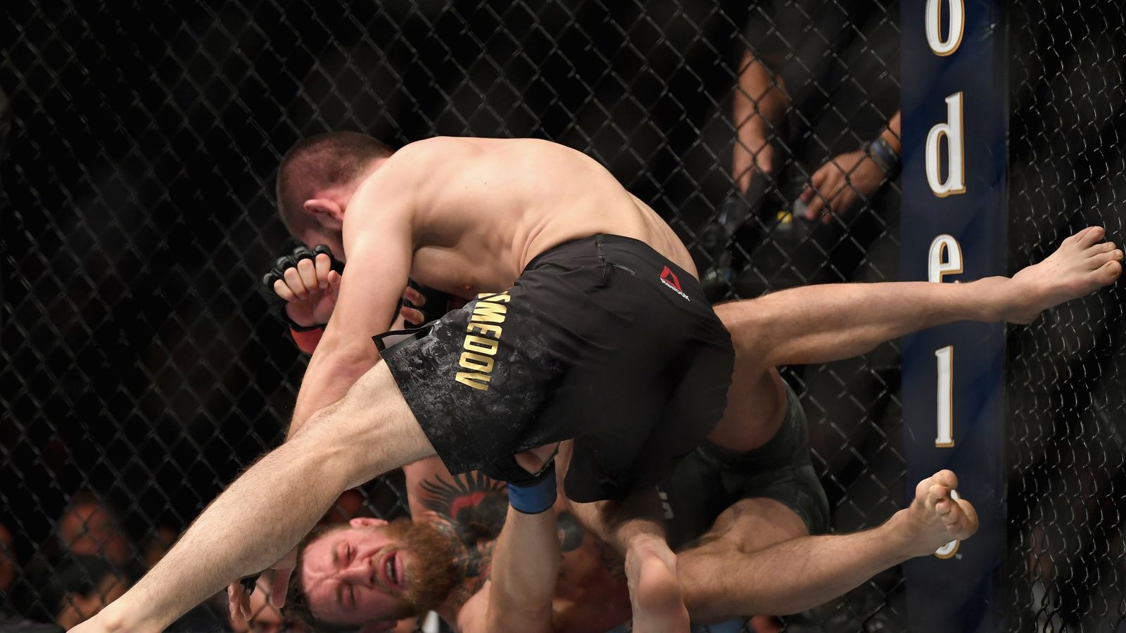 1600x900 Conor McGregor beaten by Khabib Nurmagomedov as melee breaks out after fight