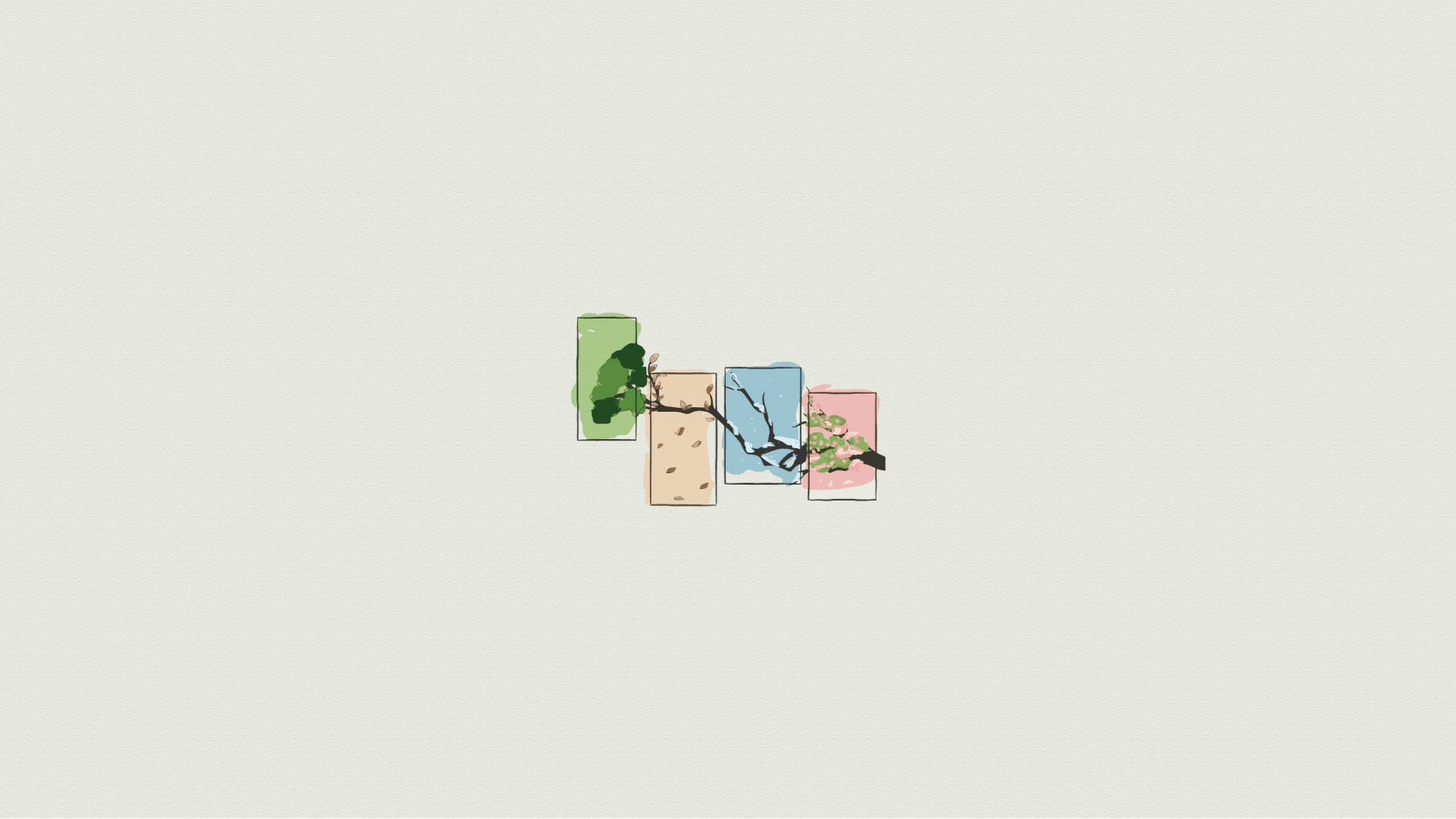 1920x1080 Minimalist Abstract Nature Panels