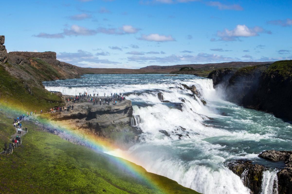 1200x800 Gullfoss Waterfall: Witness the Power of Nature in Iceland