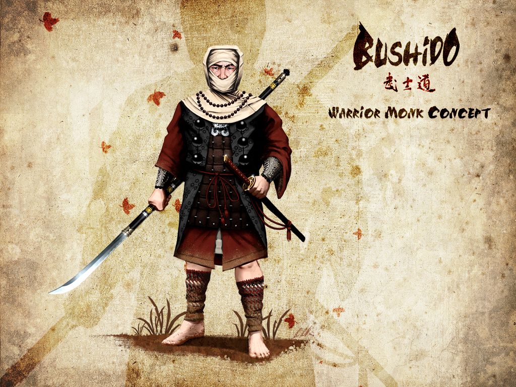 1024x768 Warrior Monk Wallpaper