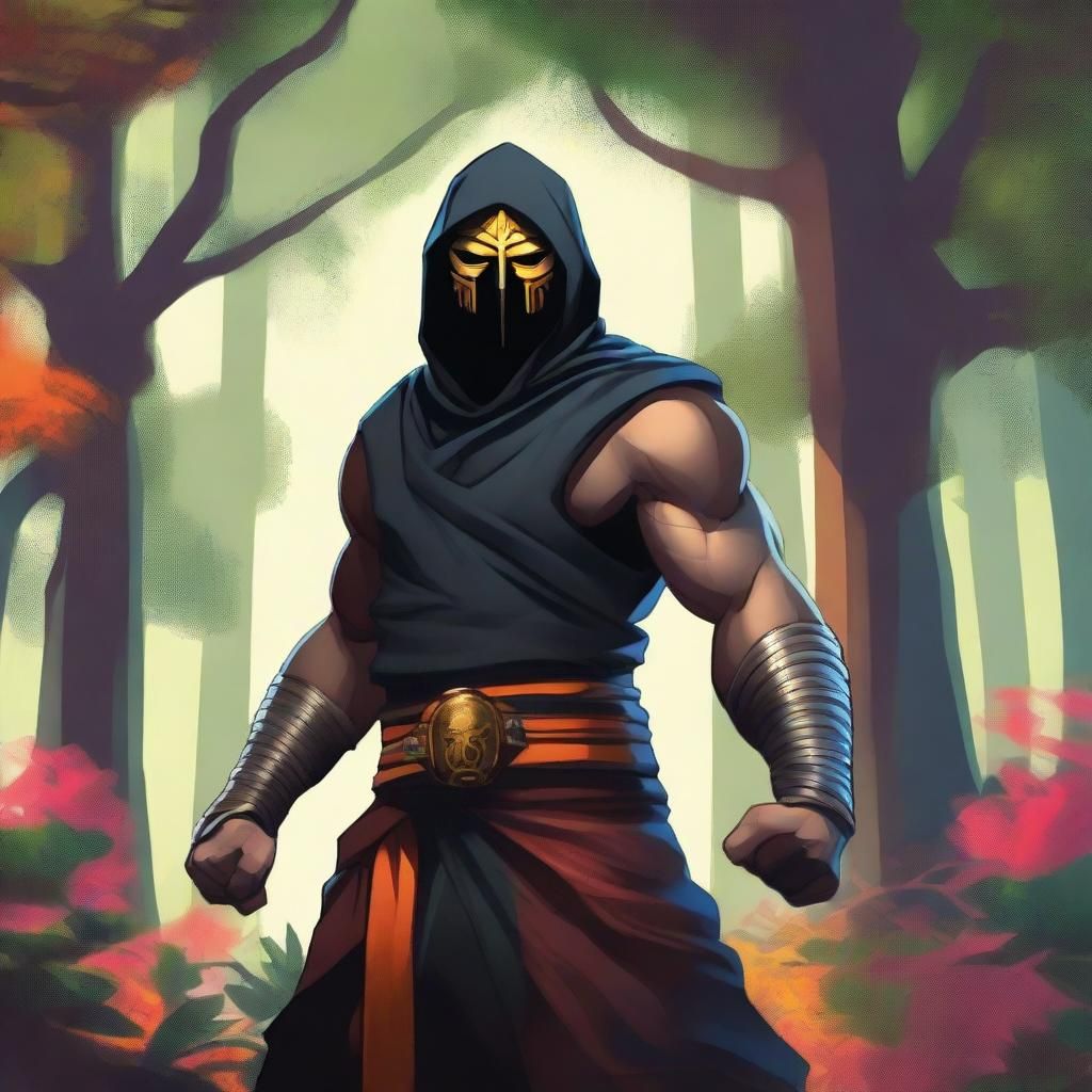 1024x1024 Unleash the Fury: Warrior Monk
