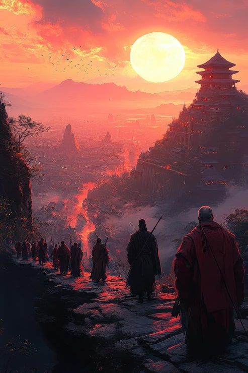 493x740 Warrior monks Image