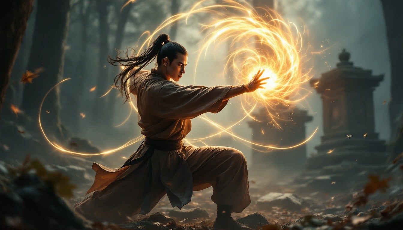 1344x768 Free Warrior Channels Energy Image, Warrior, Combat