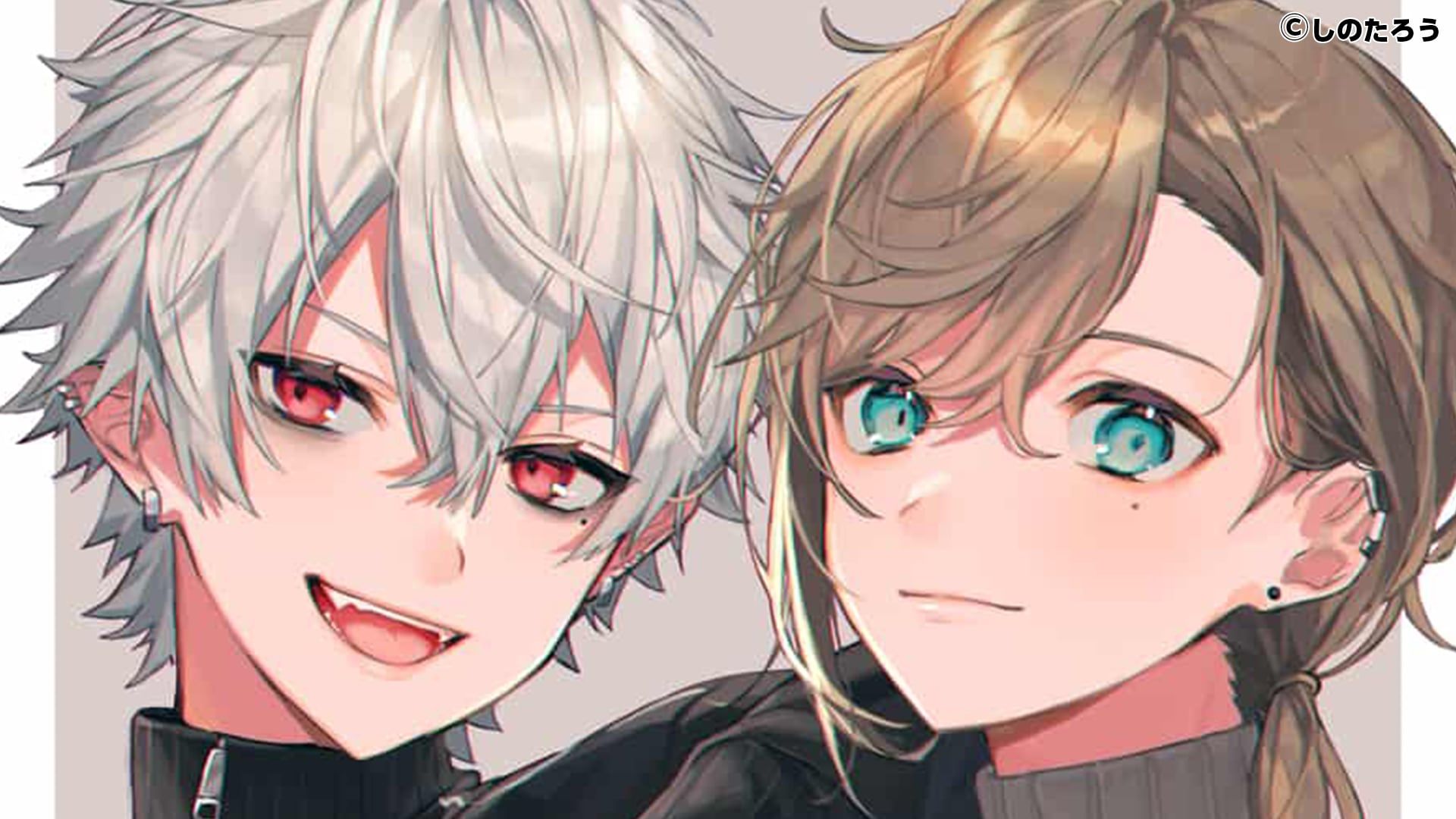 1920x1080 The coolest duo ever! ChroNoiR Fanart Collection. ART street- Social Networking Site for Posting Illustrations and Manga