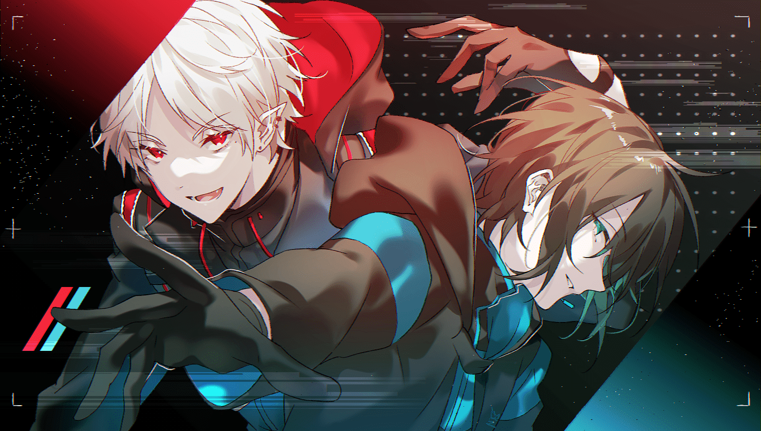 1500x850 ChroNoiR, Fanart Anime Image Board