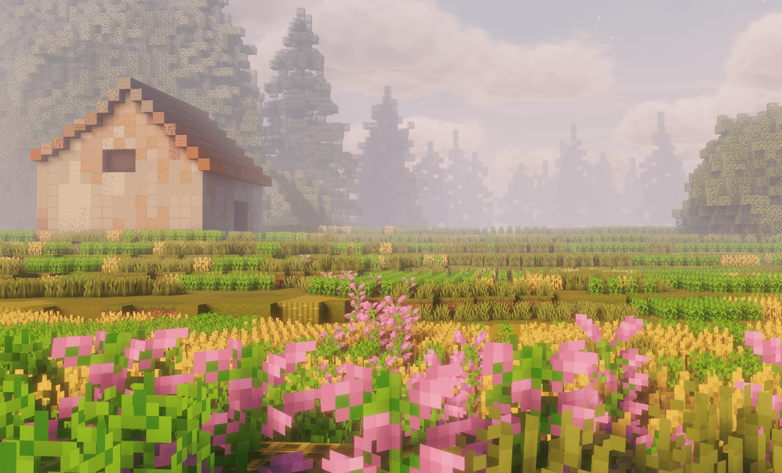 1539x930 I tried to recreate this painting in Minecraft. Any feedback?