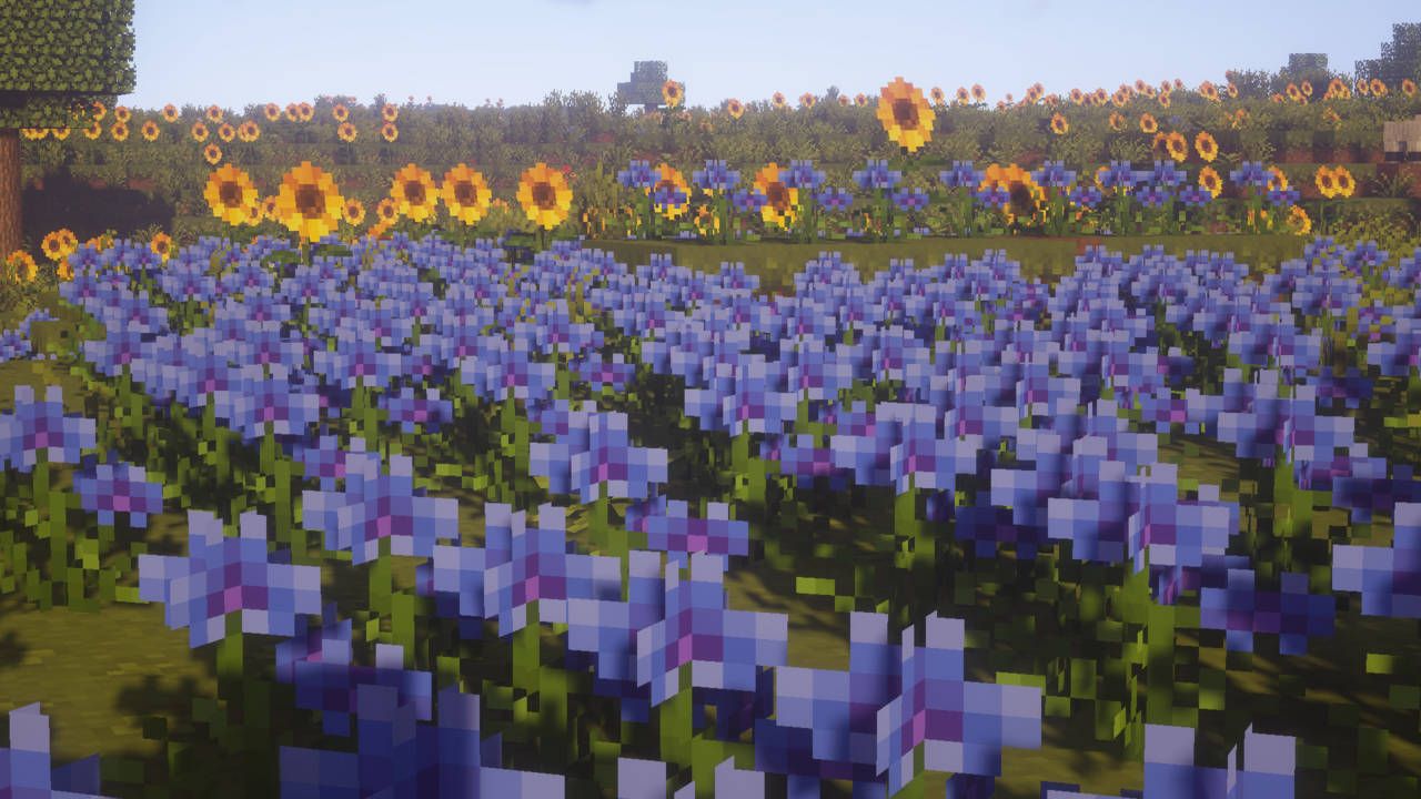 1280x720 Minecraft Flowers Wallpaper