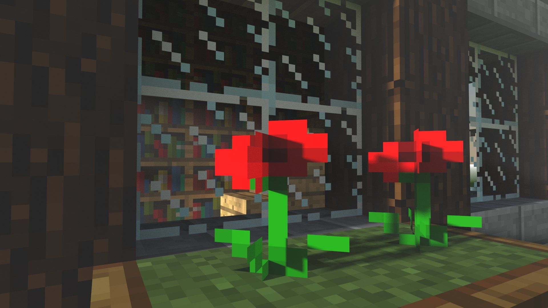 1920x1080 Flower Minecraft Wallpaper 1920x1080